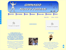 Tablet Screenshot of nuevojordan.com